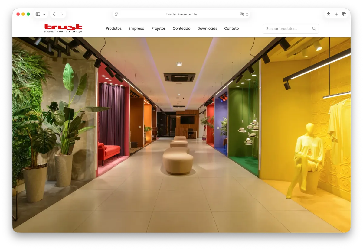 Site Trust Iluminação